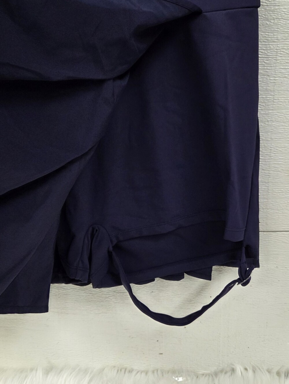 Halara Breezeful XLarge Navy Pleated Tennis Skort with Garters - Picture 5 of 7
